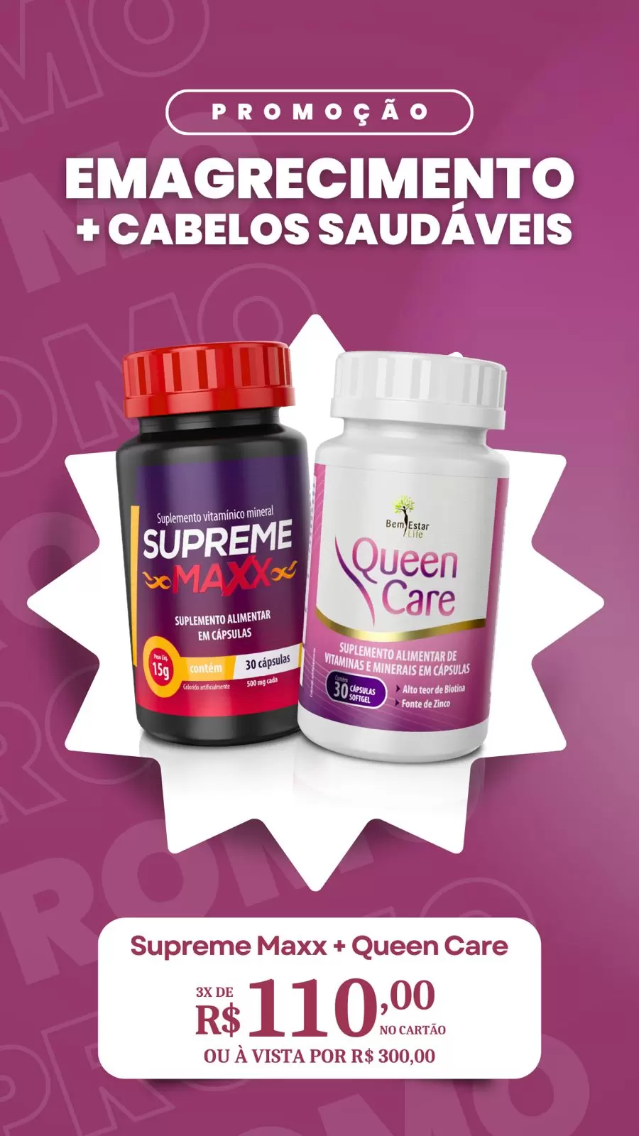 KIT  SUPREME MAXX + QUEEN CARE