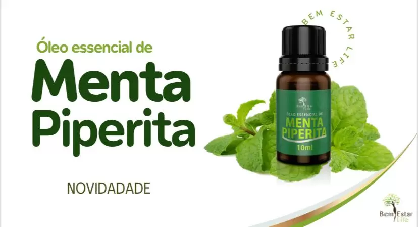 OLEO ESSENCIAL DE MENTA PIPERITA - 10 ml 