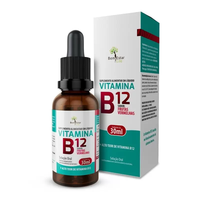 VITAMINA B12 -  GOTA -  BEM ESTAR LIFE