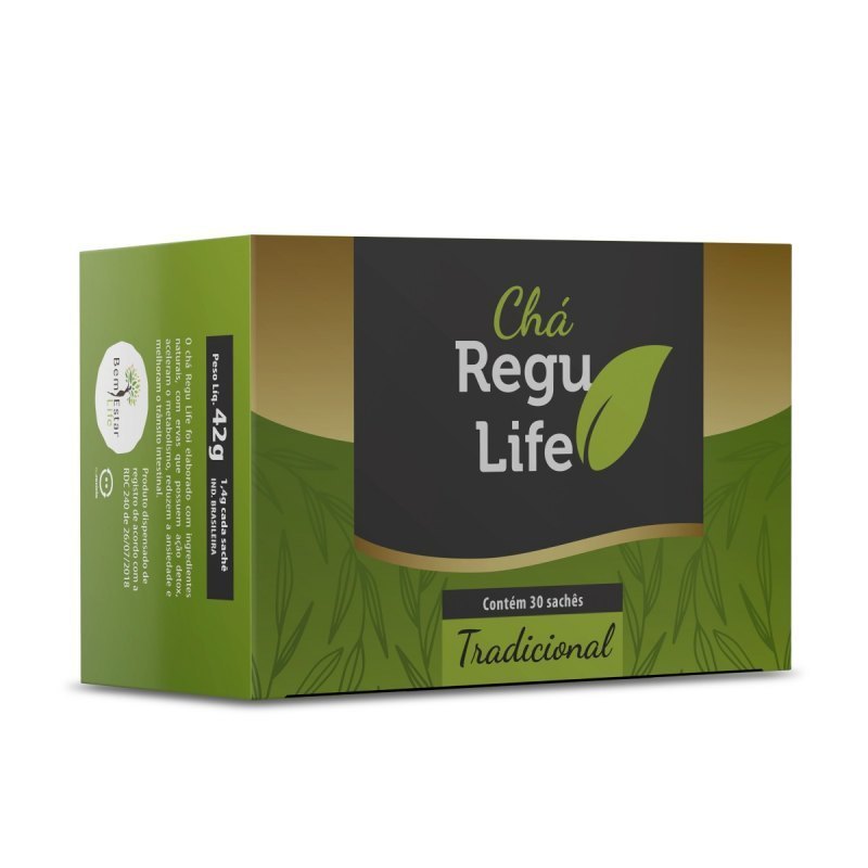 CHA REGU LIFE 30 SACHET - SABOR TRADICIONAL