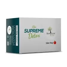 CHA SUPREME DETOX 30 SACHET - SABOR MAÇÃ